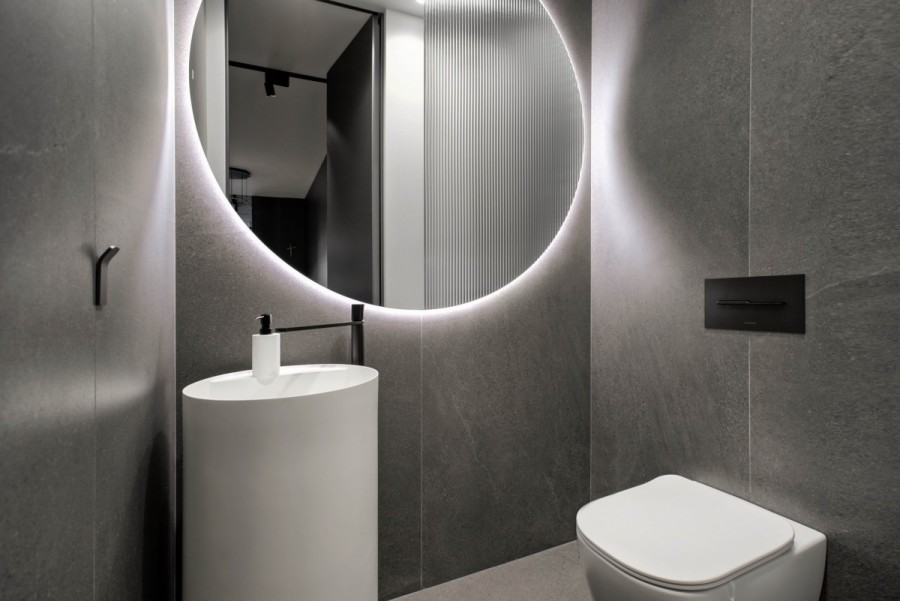 Warszawa, Mokotów Stegny, Fort Piłsudskiego, Minimalistyczny apartament w Forcie Cze