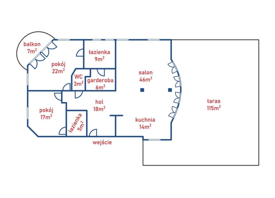 Warszawa, Mokotów, Leszczyny, APARTAMENT OS. POD SKOCZNIĄ - 3-POK, MOŻLIWE 4-POK