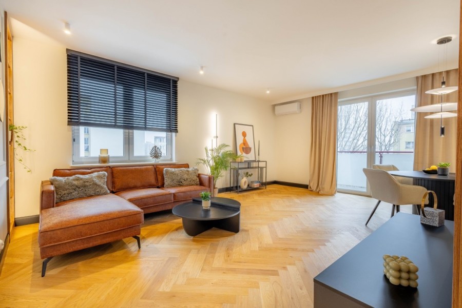 Warszawa, Mokotów Dolny, Czerska, Eleganckie, 3 pokojowe mieszkanie - Dolny Mokotów