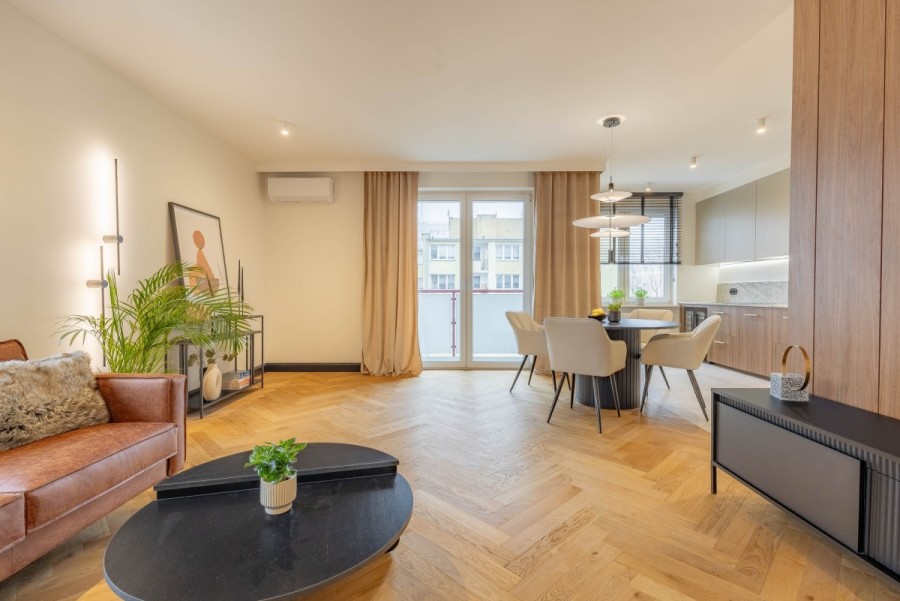 Warszawa, Mokotów Dolny, Czerska, Eleganckie, 3 pokojowe mieszkanie - Dolny Mokotów