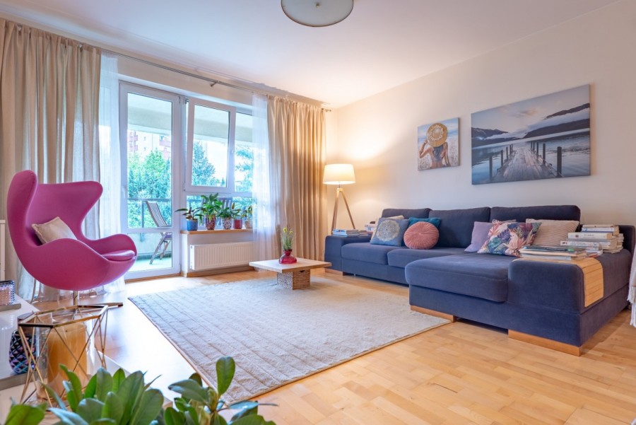 Warszawa, Mokotów, Etiudy Rewolucyjnej, Woronicza Park| Taras 18m²| Garderoba