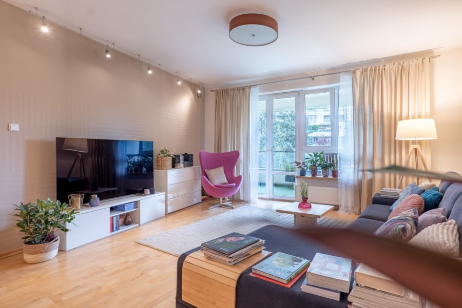 Warszawa, Mokotów, Etiudy Rewolucyjnej, Woronicza Park| Taras 18m²| Garderoba
