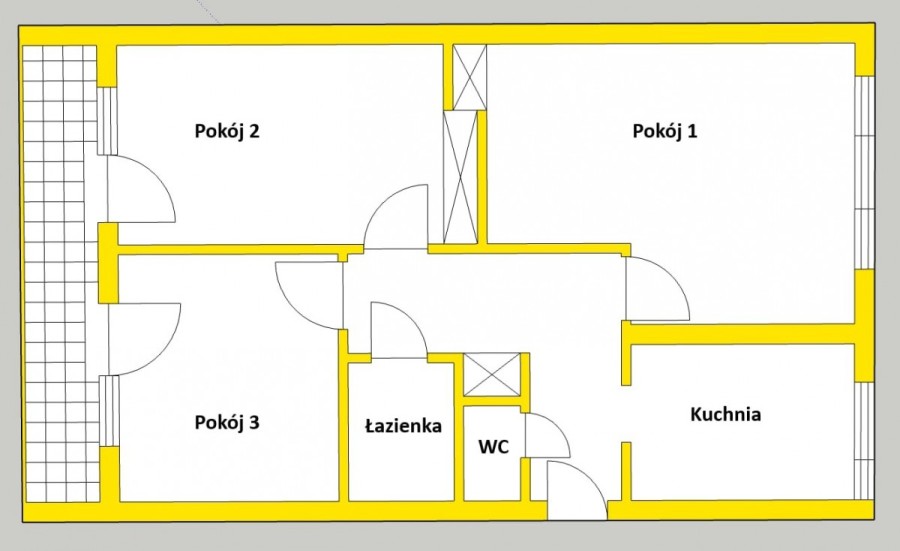 powiat Warszawa, Warszawa, 51 m² do aranżacji w sercu Starego Mokotowa