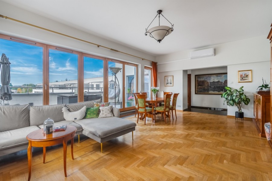 Warszawa, Mokotów, Penthouse z tarasem - osiedle Eko Park przy parku