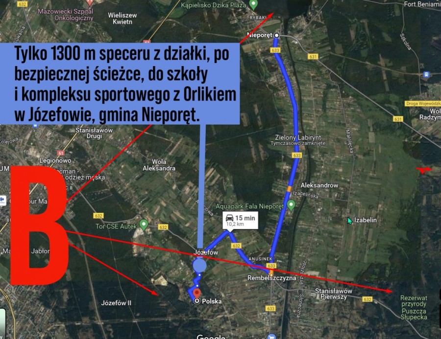 powiat legionowski, Józefów, Wiosenna, Działka na sprzedaż