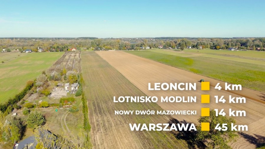 powiat nowodworski, Nowa Mała Wieś, Działka budowlana – mieszkaniowa i usługowa
