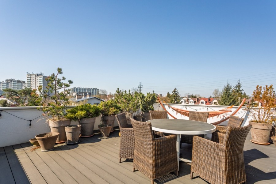 Warszawa, Wilanów Niski, Rumiana, Dwupoziomowy apartament | Z prywatną windą