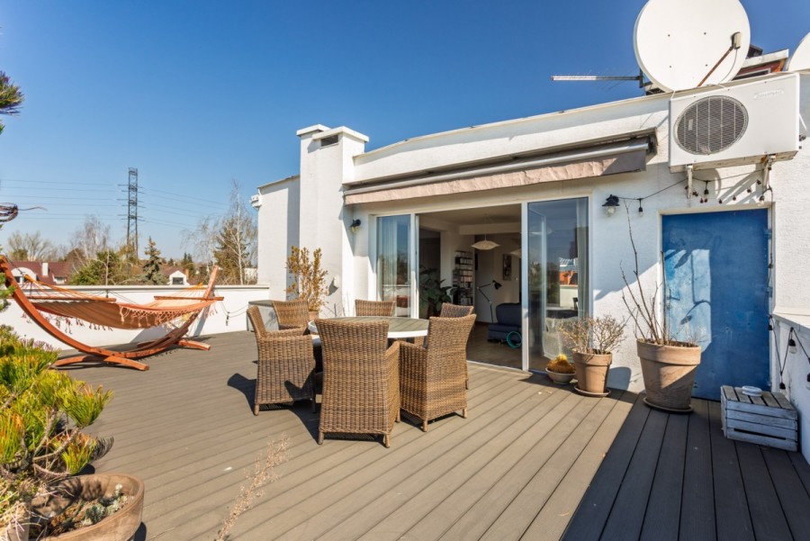 Warszawa, Wilanów Niski, Rumiana, Dwupoziomowy apartament | Z prywatną windą