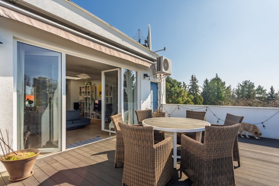 Warszawa, Wilanów Niski, Rumiana, Dwupoziomowy apartament | Z prywatną windą