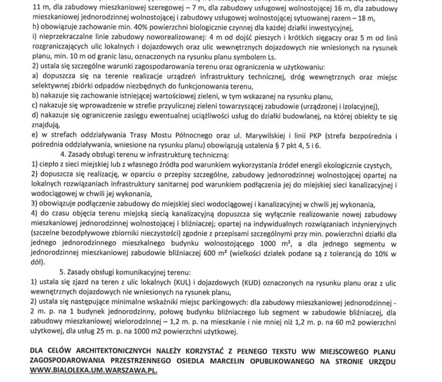 Warszawa, Białołęka Marcelin, Złotych Dębów, Działka budowlana przy ul. Złotych Dębów, Marcelin