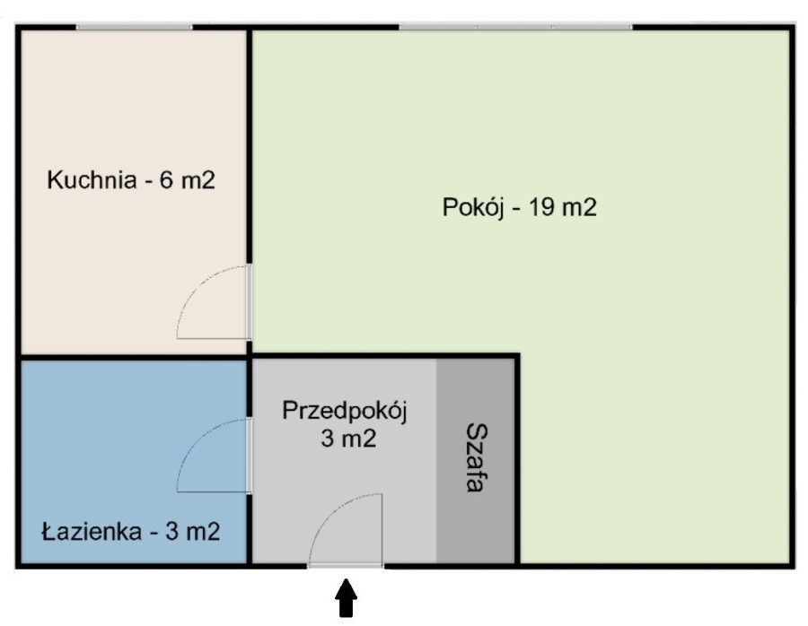 Warszawa, Targówek, Jednopokojowe 30m2 Bródno 3/10