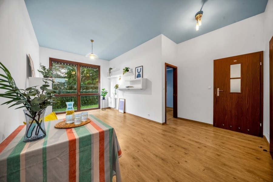 Warszawa, Bielany, 45m2 | 3m wysokości Dwa ogródki | Blisko natury |