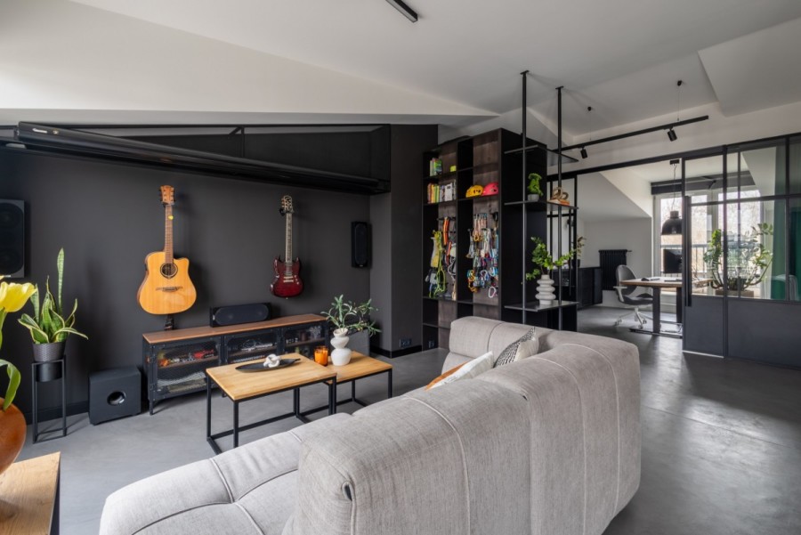 Warszawa, Bielany, Heroldów, NOWOCZESNY APARTAMENT W STYLU INDUSTRIALNYM