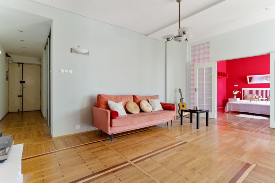 Warszawa, Śródmieście, Wilcza, dwupokojowy apartament w Kamienica Centrum 67m2
