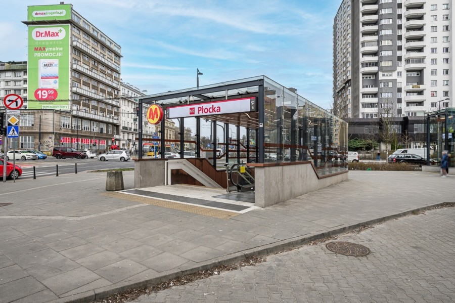 Warszawa, Wola, Płocka, Funkcjonalny rozkład~Ciche~Rodzinne~Metro Płocka~