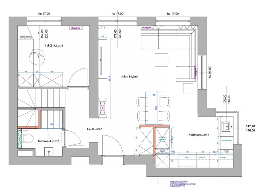 Warszawa, Wola, Jana Kazimierza, Elegancki dwupoziomowy apartament |2 Tarasy| Wola