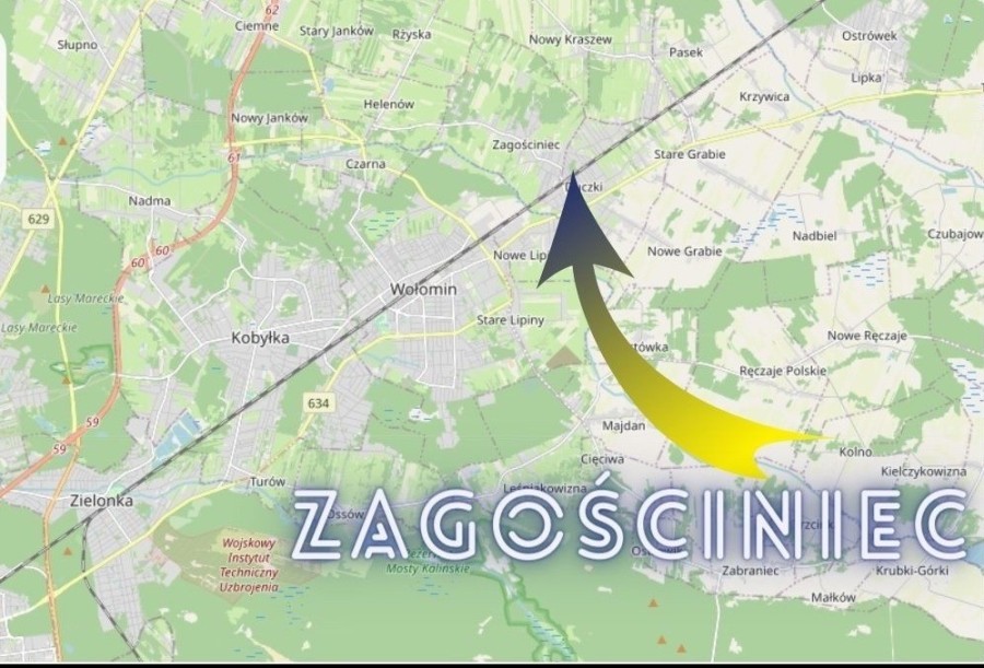 powiat wołomiński, Zagościniec, 100-Lecia, Działka na sprzedaż