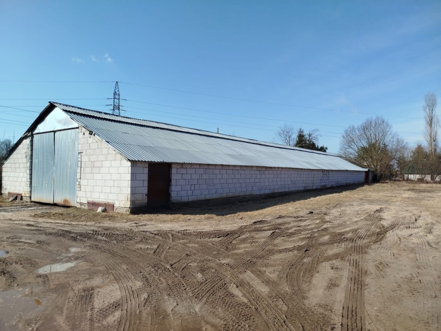 powiat legionowski, Skrzeszew, Kościelna, Hala 622 m2, Skrzeszew przy DW 631