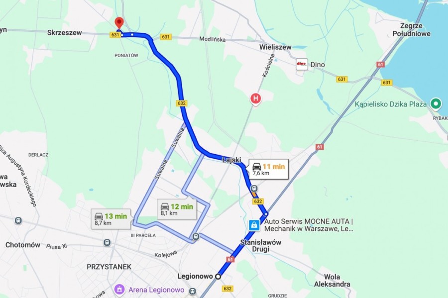 powiat legionowski, Skrzeszew, Kościelna, Hala 622 m2, Skrzeszew przy DW 631
