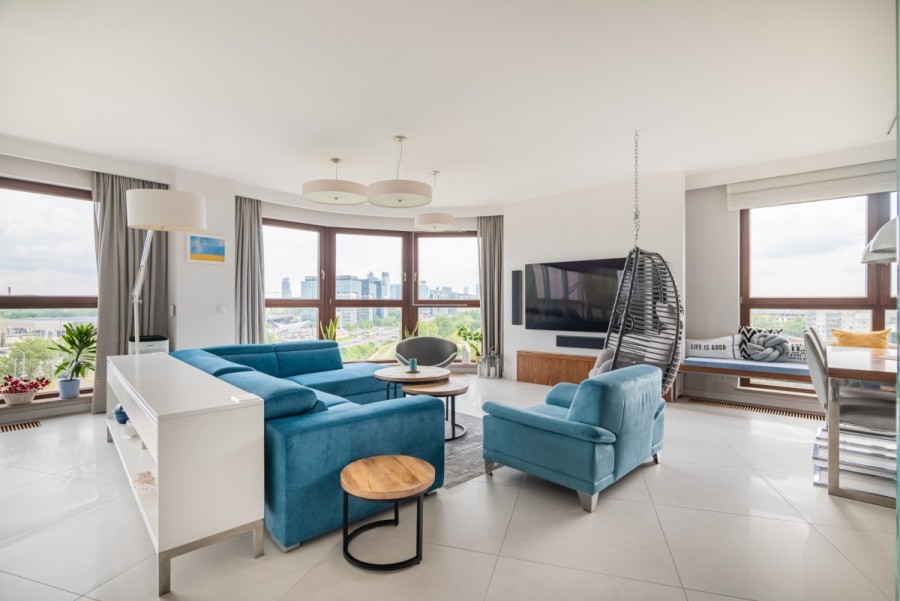 Warszawa, Ochota Szczęśliwice, Apartament z panoramicznym widokiem na miasto