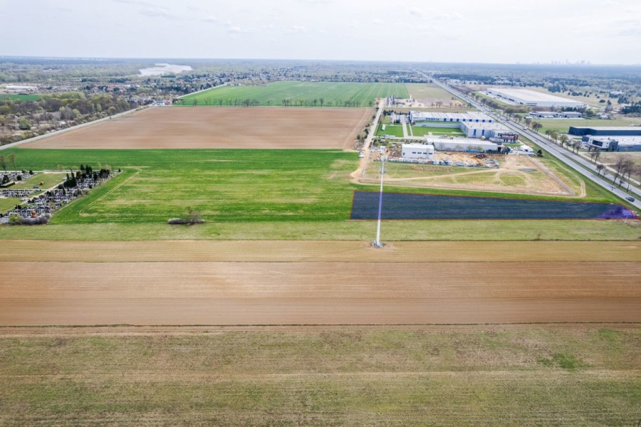powiat nowodworski, Czosnów, Dobra, Działka usługowo produkcyjna
