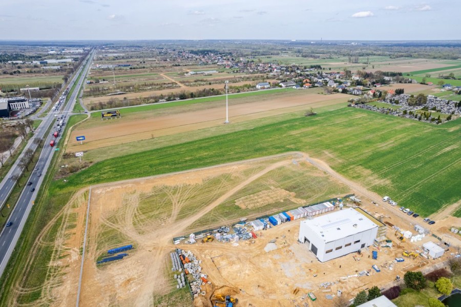 powiat nowodworski, Czosnów, Dobra, Działka usługowo produkcyjna