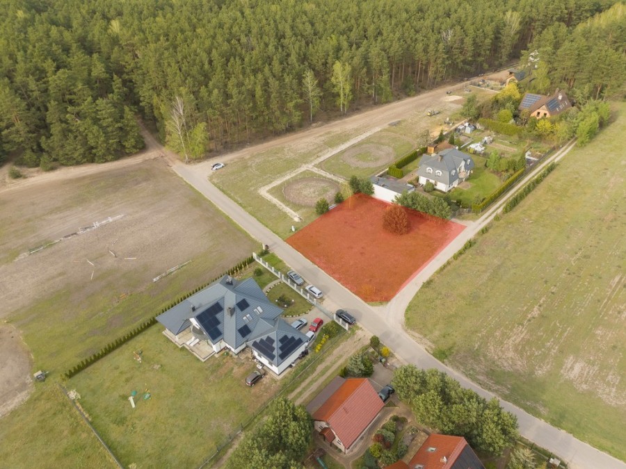 powiat wołomiński, Łąki, Leśnej Jagody, Działka budowlana Miejscowy plan Media