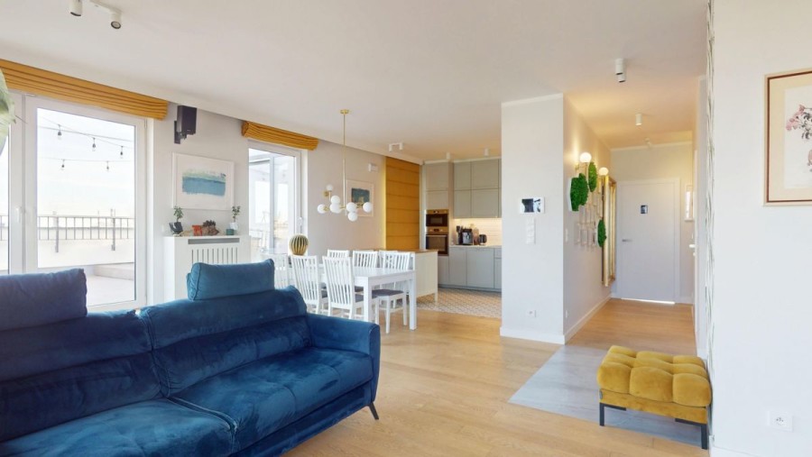 Warszawa, Praga-Południe, Gen. Tadeusza Bora-Komorowskiego, Luksusowy apartament(115m2) taras, widok, Gocław