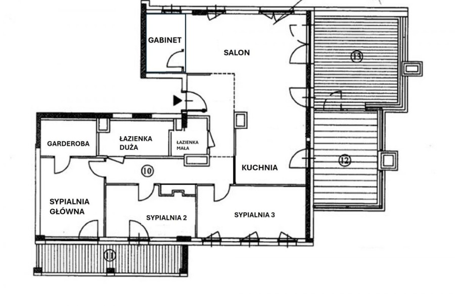 Warszawa, Praga-Południe, Gen. Tadeusza Bora-Komorowskiego, Luksusowy apartament(115m2) taras, widok, Gocław