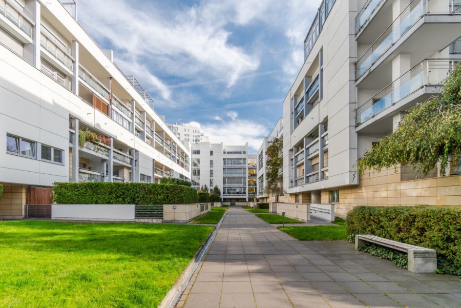 Warszawa, Mokotów, Biały Kamień, Penthouse z tarasem - osiedle Eko Park przy parku