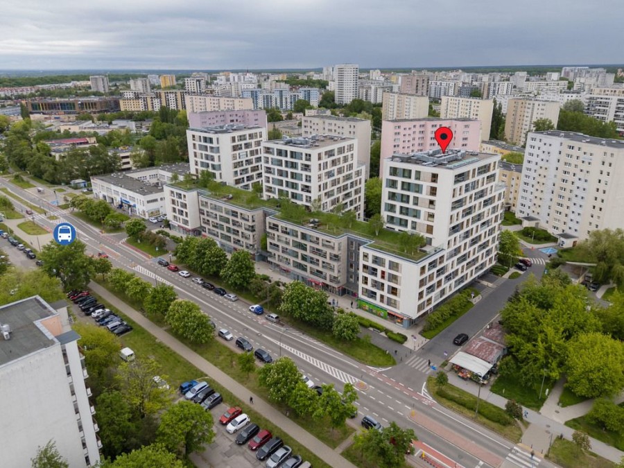 Warszawa, Ursynów, Cynamonowa, Cynamonowy Dom Na cichą stronę Garaż Metro