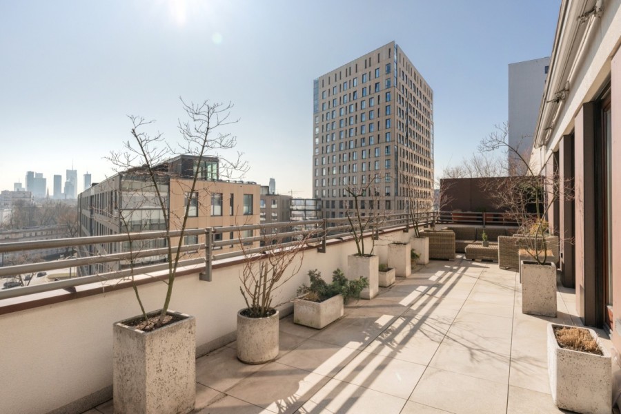 Warszawa, Śródmieście Muranów, Pokorna, Apartament z dużym tarasem i panoramą miasta
