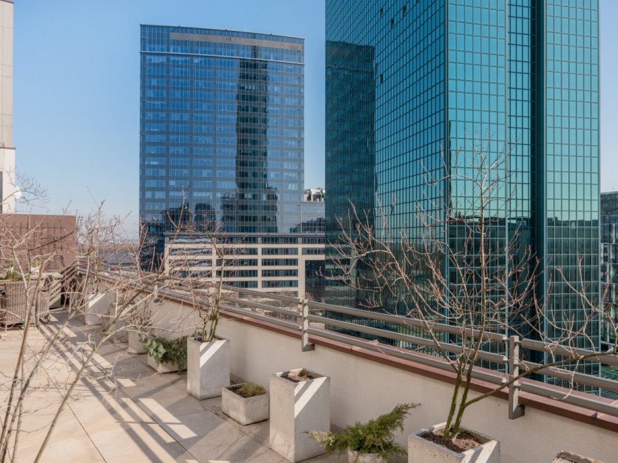 Warszawa, Śródmieście Muranów, Pokorna, Apartament z dużym tarasem i panoramą miasta