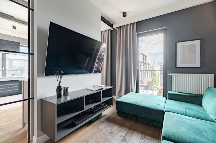Warszawa, Żoliborz, Ludwika Rydygiera, Niezwykły penthouse na osiedlu SPlace