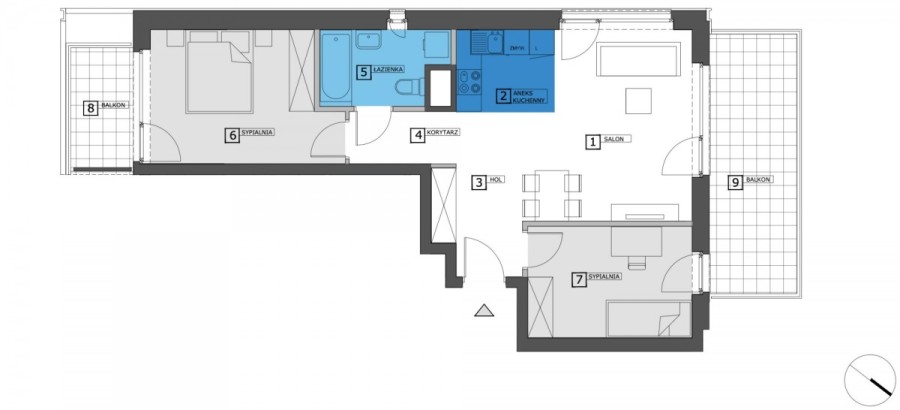 Warszawa, Żoliborz, Ludwika Rydygiera, Niezwykły penthouse na osiedlu SPlace