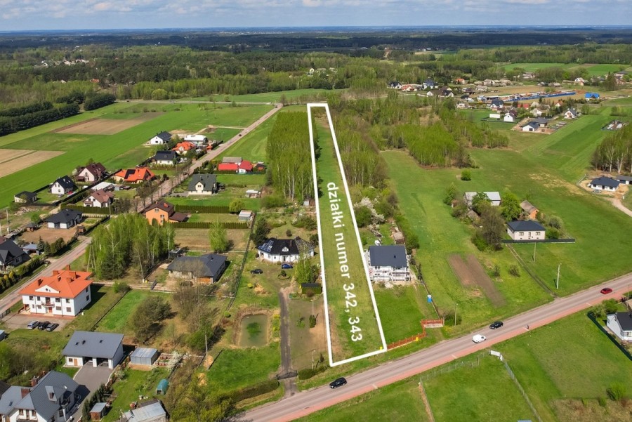 powiat wołomiński, Postoliska, Dwie działki, warunki zabudowy; 40 km od Warszawy