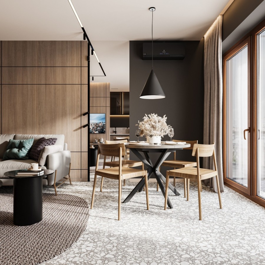 Warszawa, Wola, Designerskie mieszkanie po ul. Kasprzaka