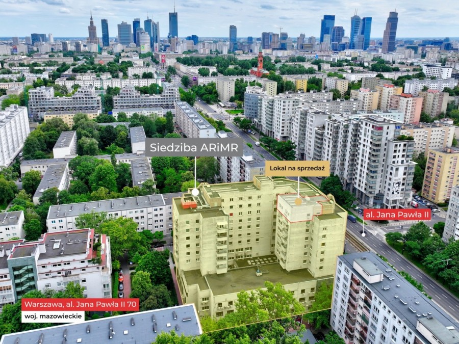 Warszawa, Śródmieście, Lokal usługowy 110,32 Centrum Al. Jana Pawła II
