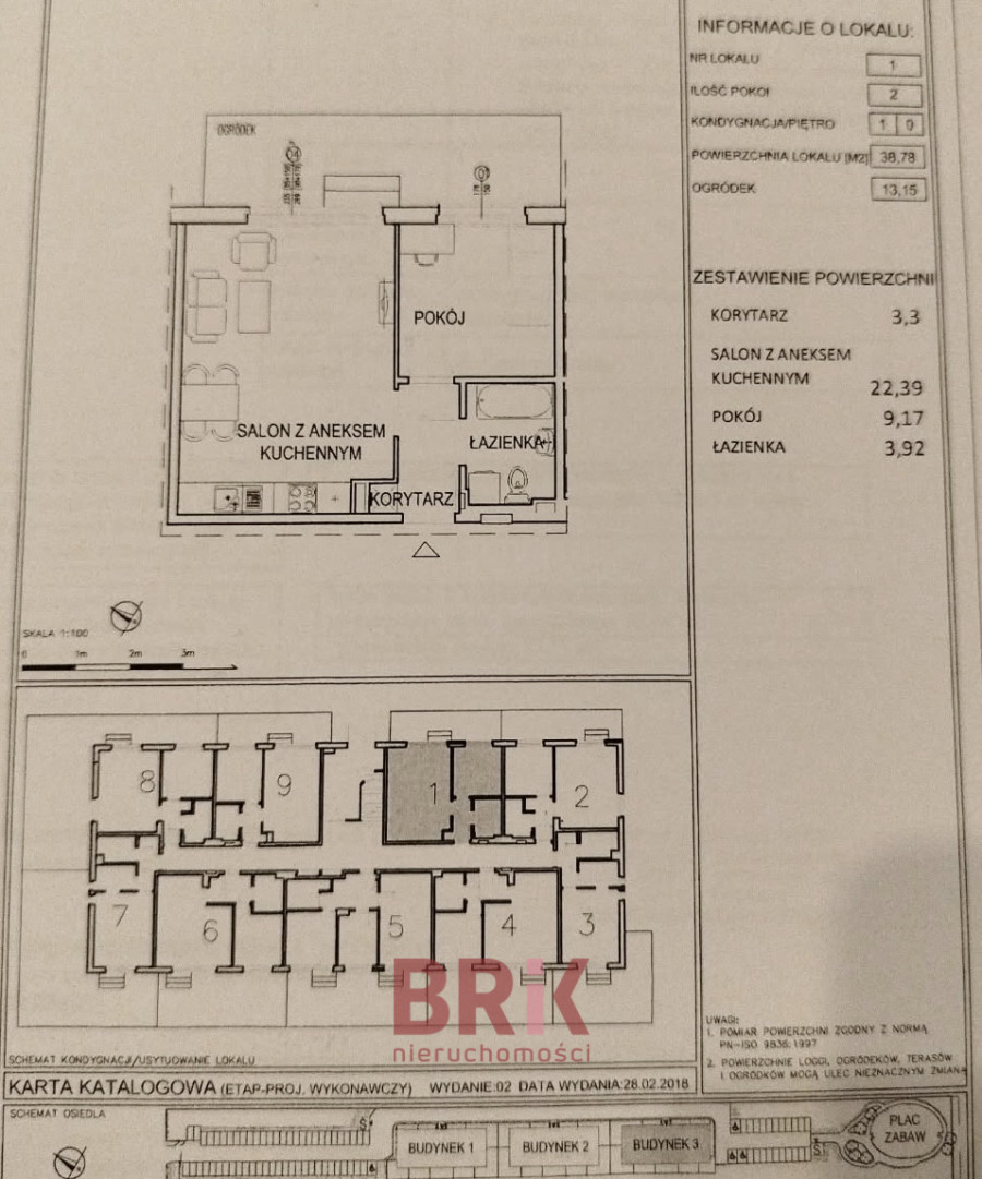 Warszawa, Białołęka, Kartograficzna, OKAZJA!! 2-pokoje z ogródkiem, nowe osiedle